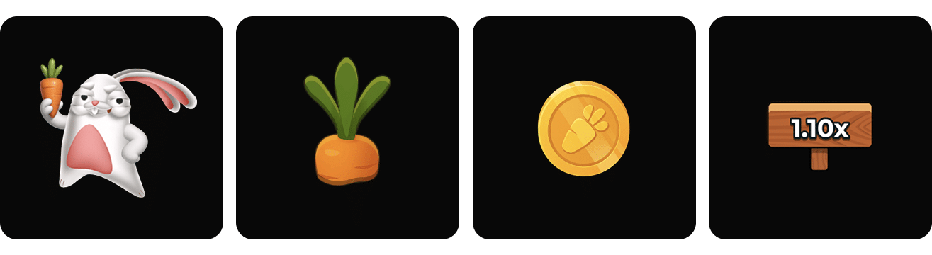 Rabbit Road Game symbols